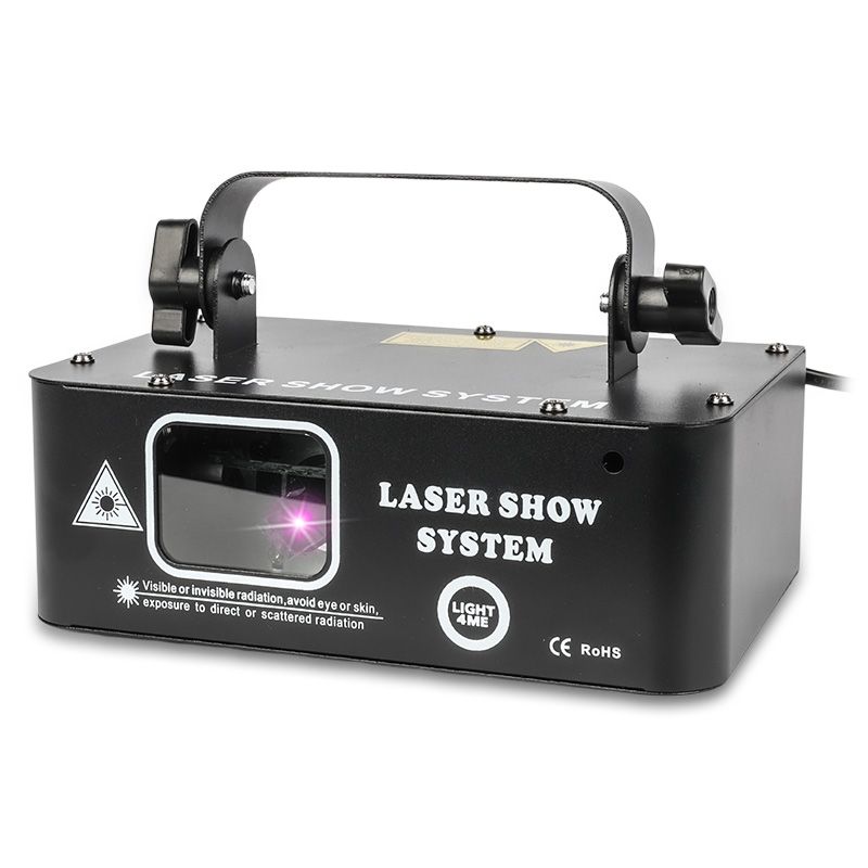LIGHT4ME LASER RGB GEOMETRIC 500mW projektor laserowy rzutnik sceniczny skaner dyskotekowy