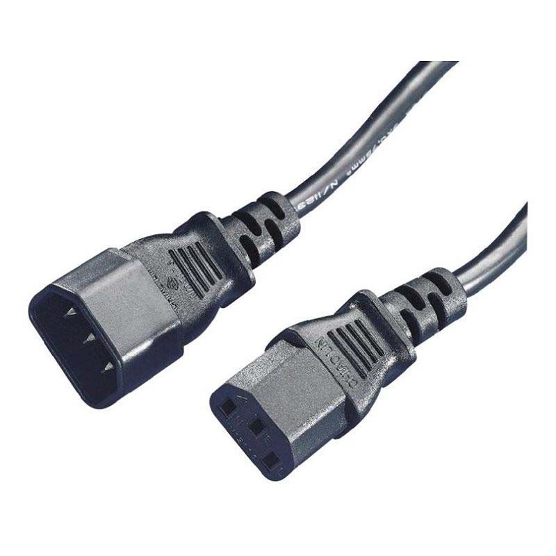 NN PC kabel IEC in/out przewód zasilający przedłużacz 1,5 m