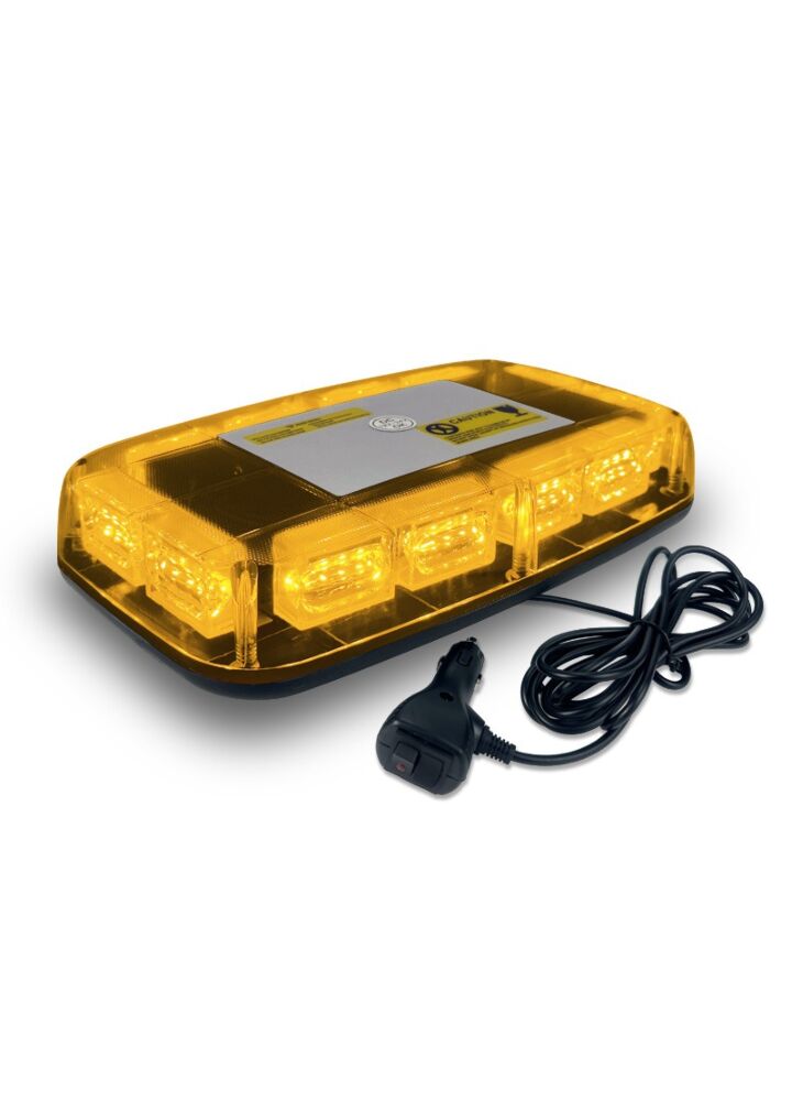 DH LIGHT LBK1 orange strobe LED light warning lamp with magnets 12-24V 48x0.5W LED SMD 3030