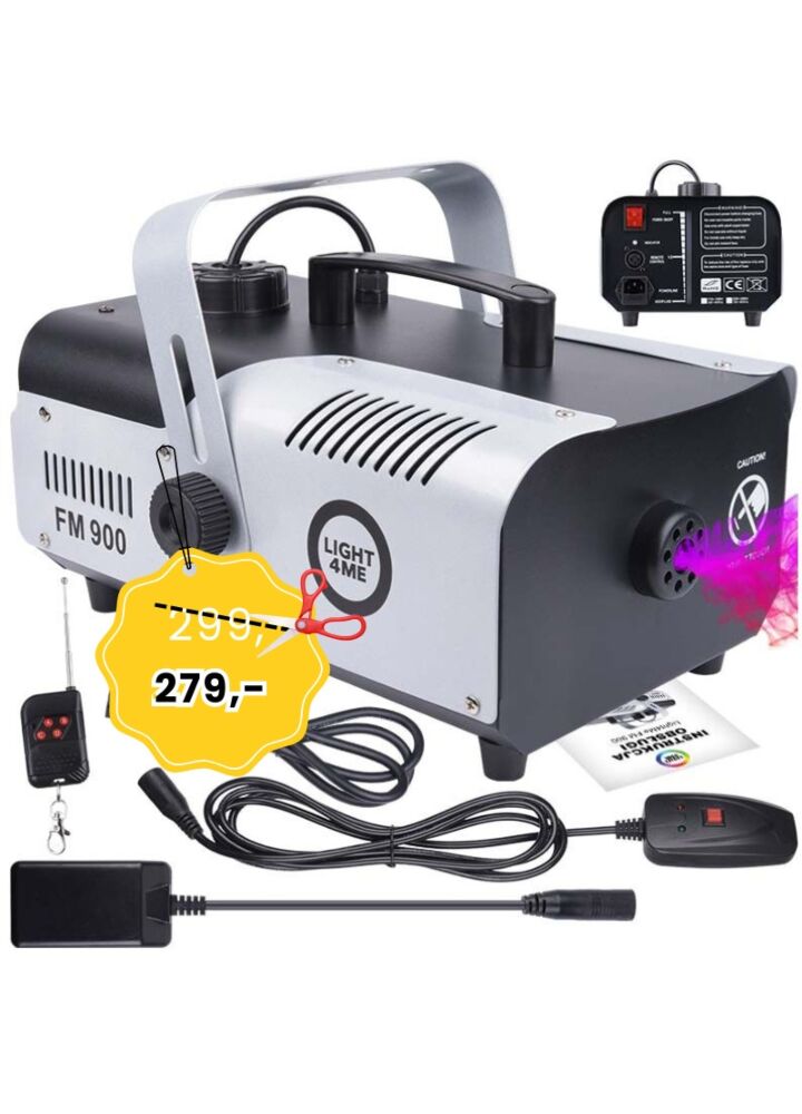 LIGHT4ME FM 900 wytwornica dymu mgły z pilotem