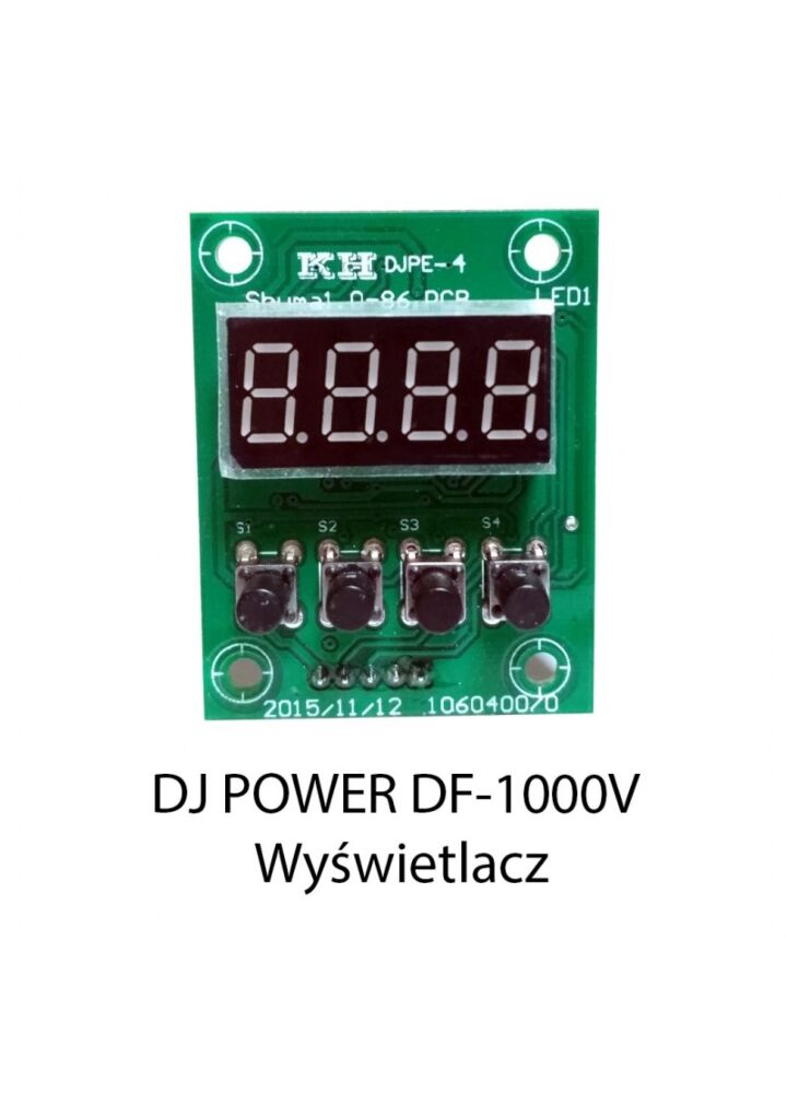 Z. DJ POWER DF-1000V WYŚWIETLACZ