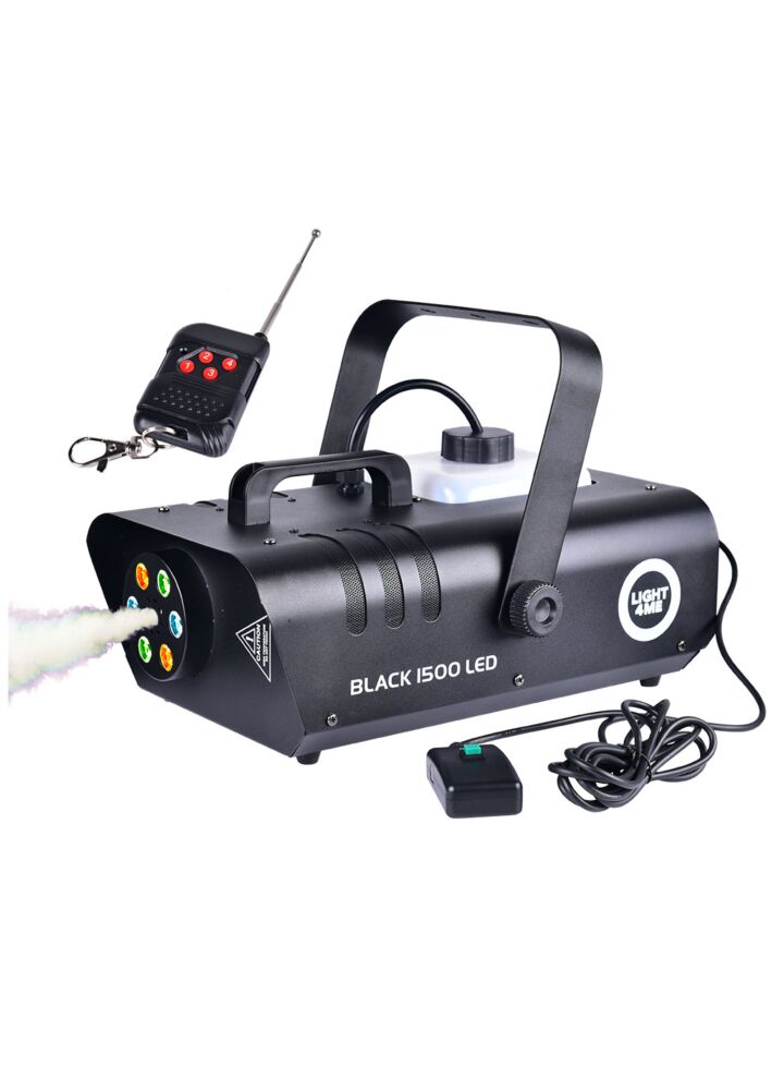 LIGHT4ME BLACK 1500 LED wytwornica dymu mgły