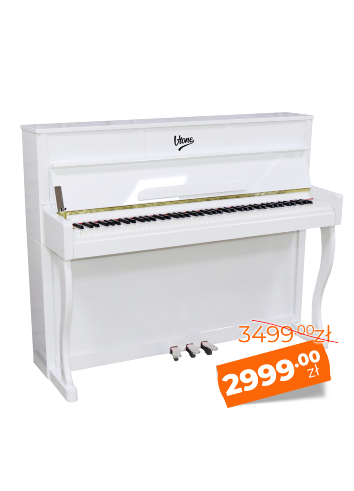 V-TONE BL-980 WH pianino cyfrowe stacjonarne białe USB MIDI dwa wyjścia słuchawkowe wbudowane głośniki 2x25W