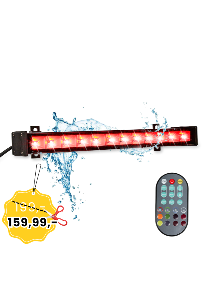 LIGHT4ME IP BAR 12 IR listwa oświetleniowa belka LED IP65 Bluetooth oświetlenie sceniczne sterowane smartfonem pilot