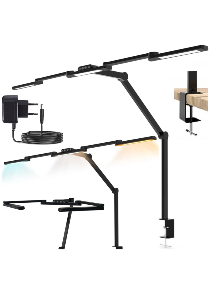 DNA DL PRO lampa biurkowa kreślarska LED bezcieniowa regulacja jasności temperatury barwowej 84x0,5W LED SMD 2835 IP20 POWYSTAWOWA