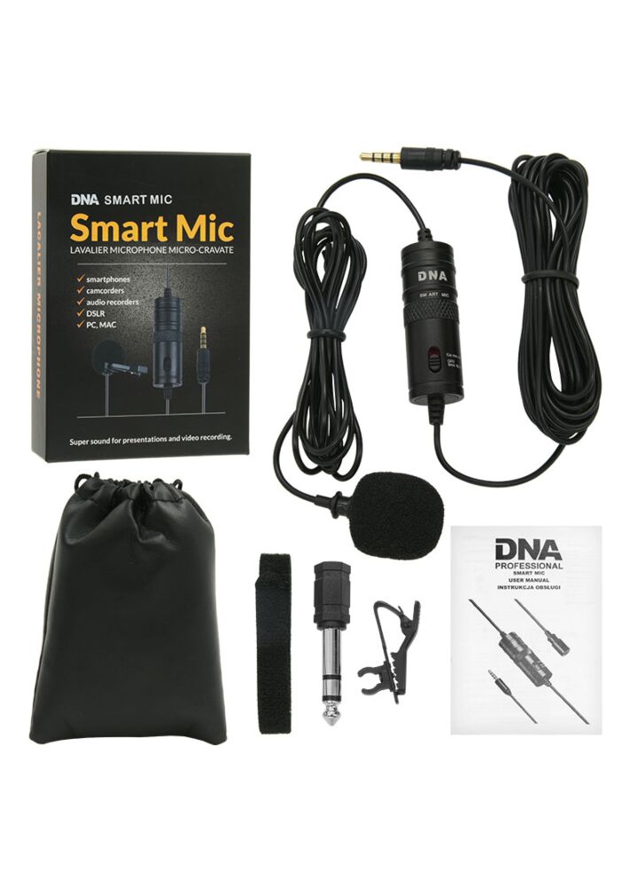 DNA SMART MIC mikrofon krawatowy lavalier do telefonu aparatu kamery