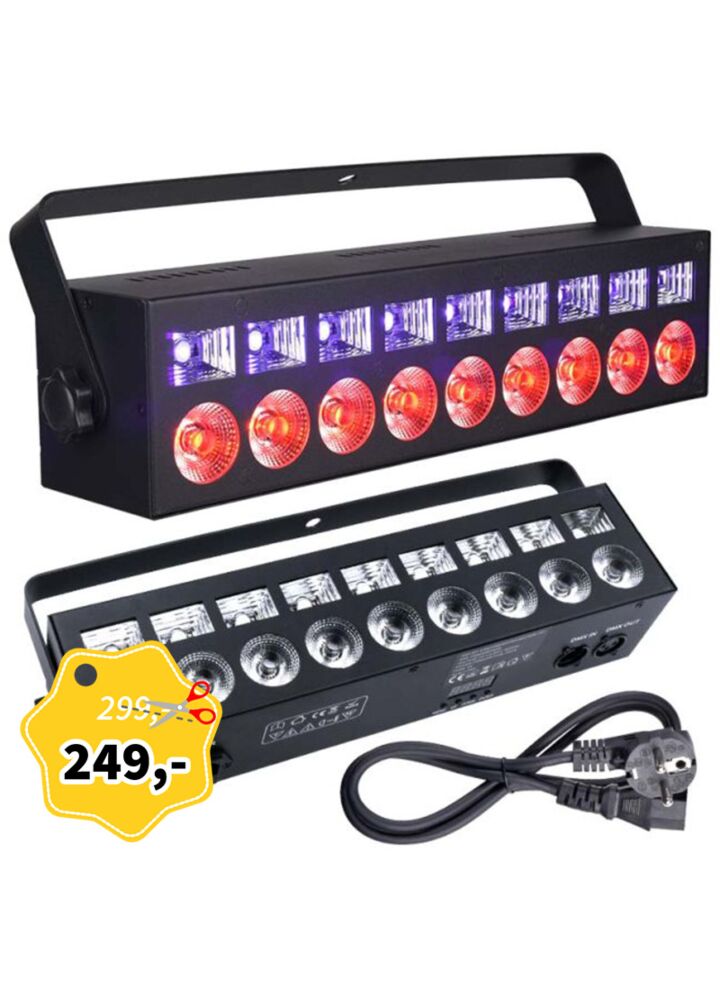 LIGHT4ME BATTEN MIX RGBW+UV wall washer LED BAR stroboskop