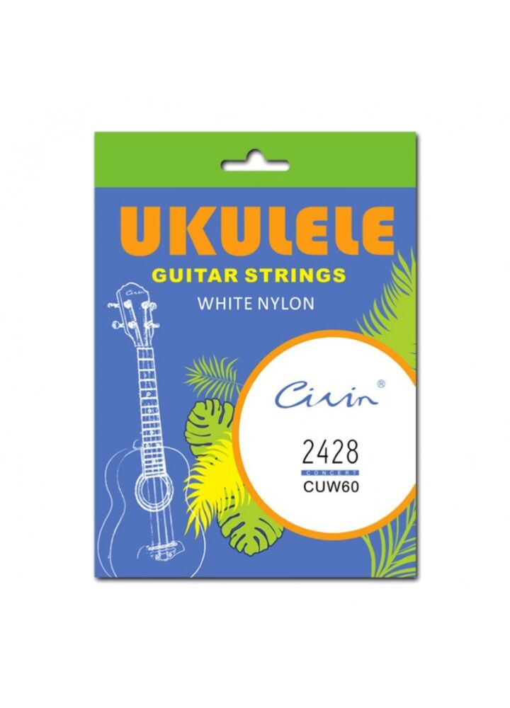 NN US 2428 struny do ukulele nylonowe białe Civin