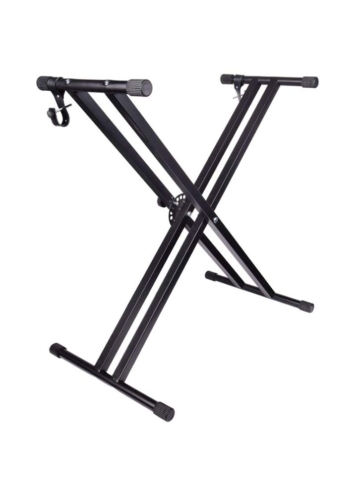 NN X4 statyw klawiszowy pod keyboard pianino cyfrowe krzyżowy składany podwójny