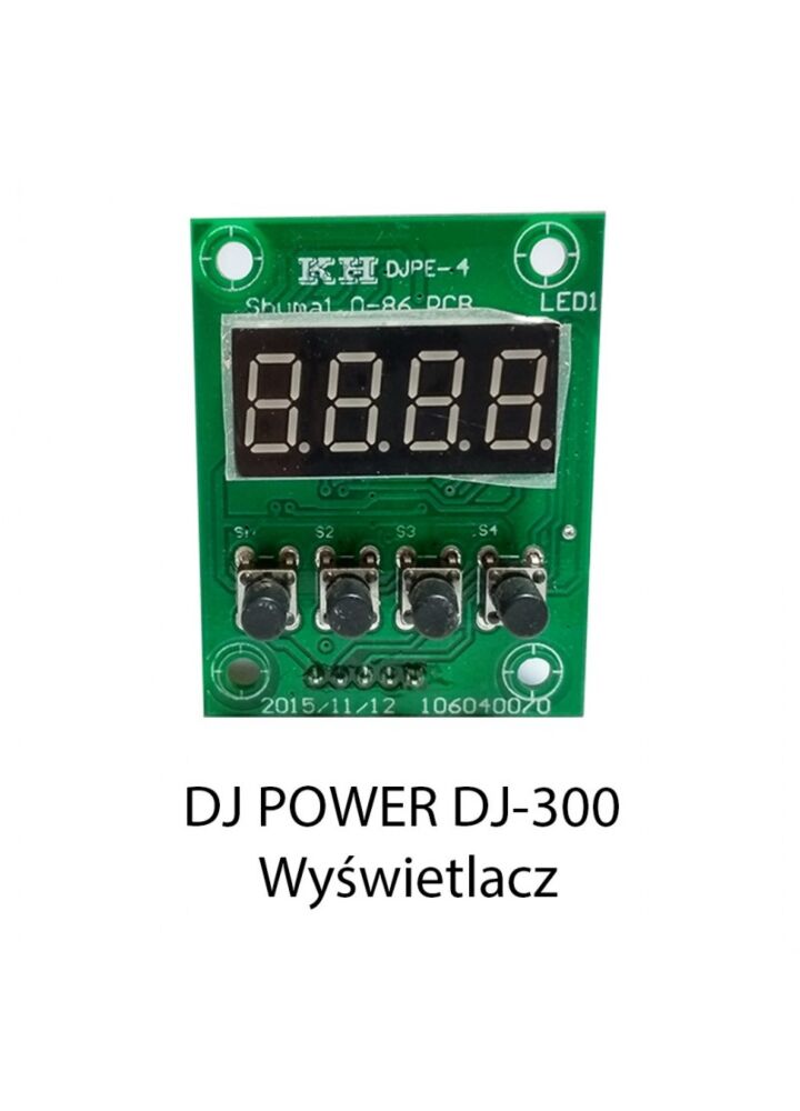 Z. DJ POWER DJ-300 wyświetlacz