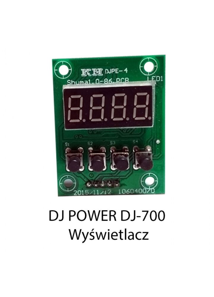 Z. DJ POWER DJ-700 wyświetlacz