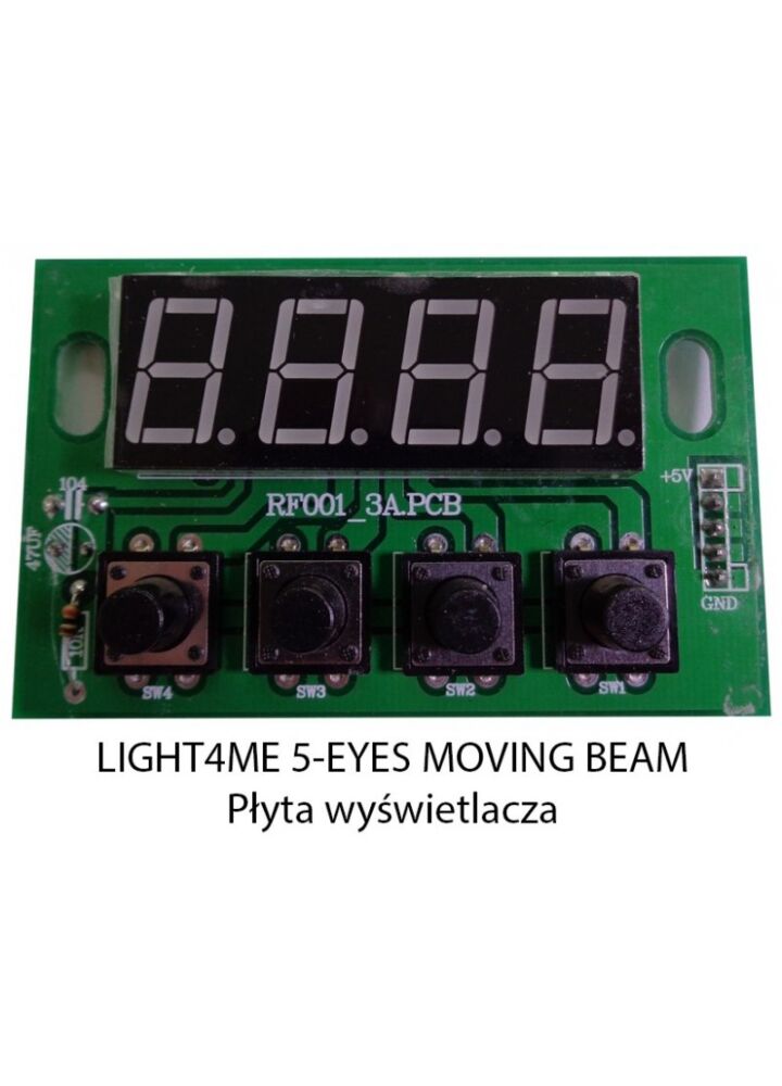 Z. LIGHT4ME 5-EYES MOVING BEAM PŁYTA WYŚWIETLACZA