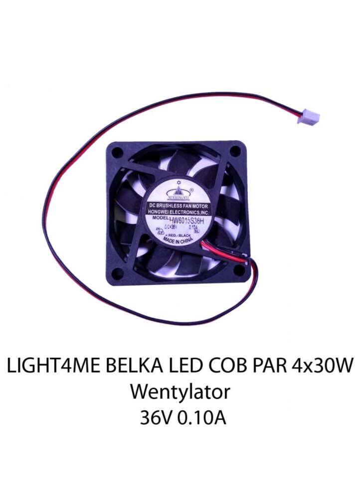 Z. LIGHT4ME BELKA LED COB PAR 4x30W WENTYLATOR