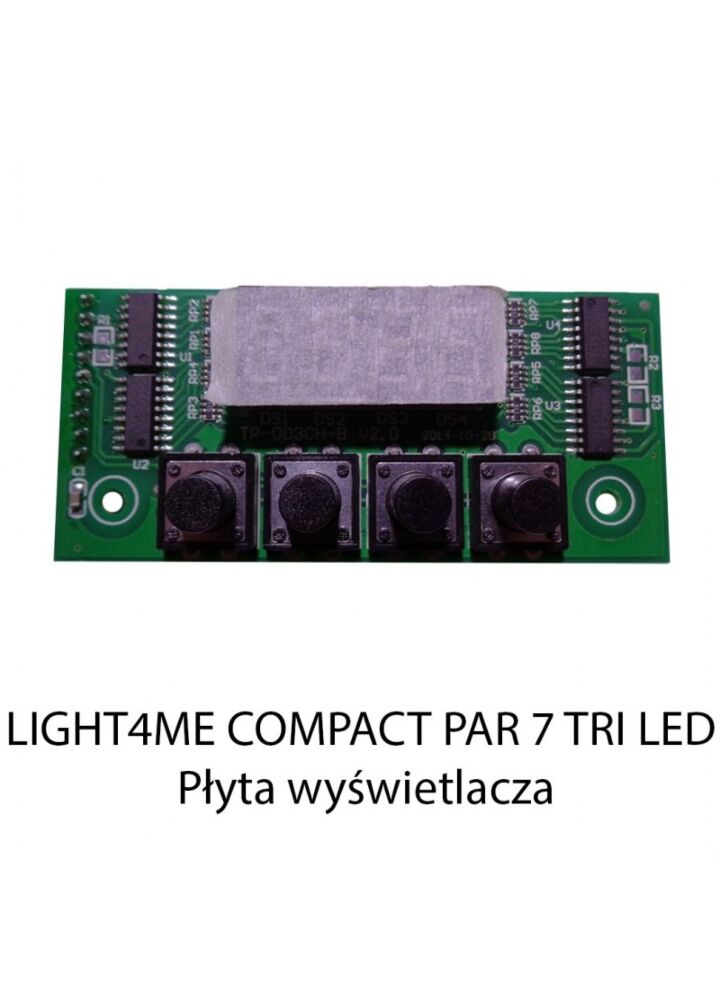 PŁYTA WYŚWIETLACZA do LIGHT4ME COMPACT PAR 7 TRI LED 