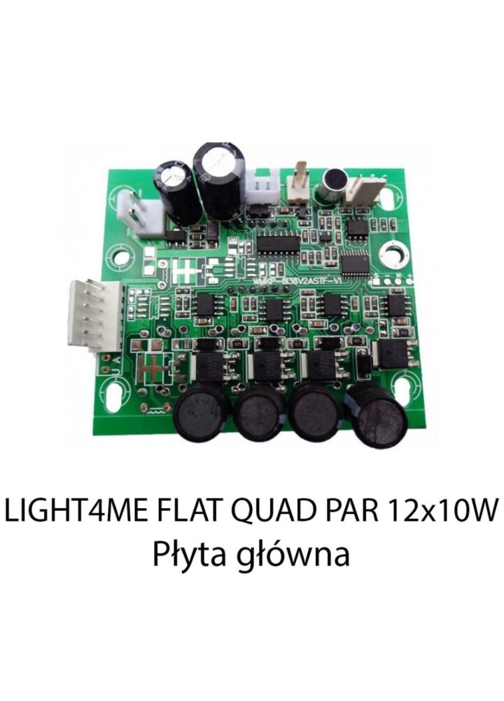 Z. LIGHT4ME FLAT QUAD PAR 12x10W PŁYTA GŁÓWNA