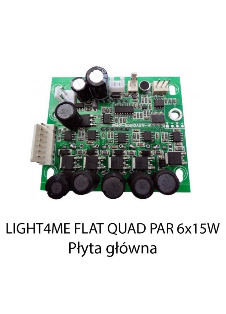 Z. LIGHT4ME FLAT QUAD PAR 6x15W PŁYTA GŁÓWNA
