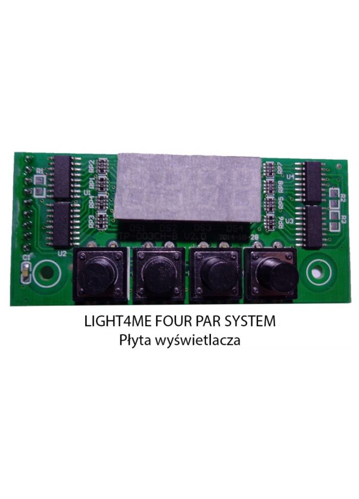 Z. LIGHT4ME FOUR PAR SYSTEM PŁYTA WYŚWIETLACZA