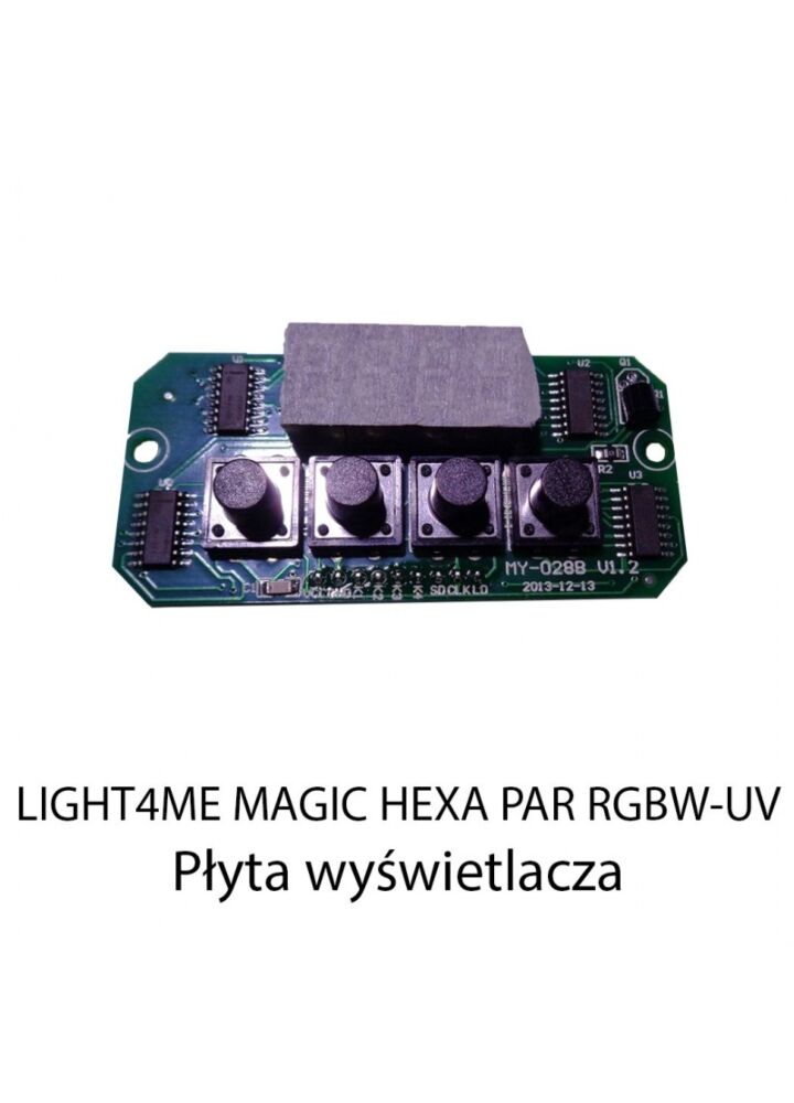 Z. LIGHT4ME MAGIC HEXA PAR RGBW-UV PŁYTA WYŚWIETLA