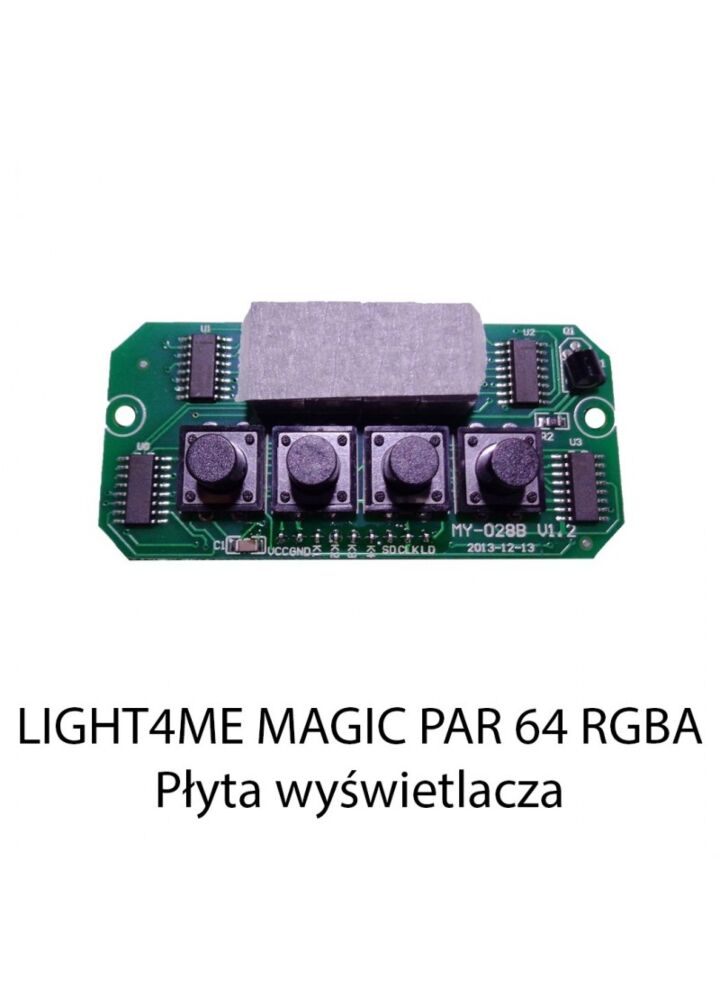 Z. LIGHT4ME MAGIC PAR 64 RGBA PŁYTA WYŚWIETLACZA