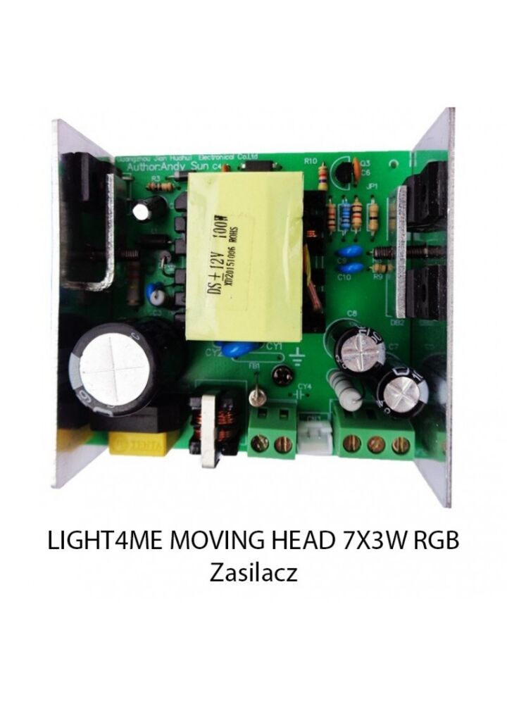 Z. LIGHT4ME MOVING HEAD 7x3W RGB ZASILACZ