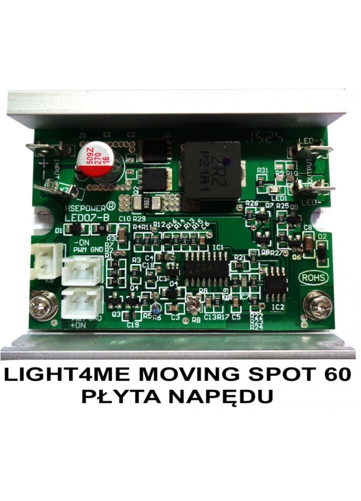 Z. LIGHT4ME MOVING SPOT 60 PŁYTA NAPĘDU