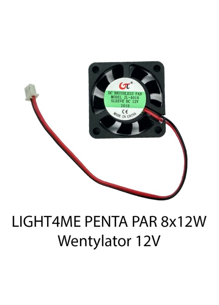 Z. LIGHT4ME PENTA PAR 8x12W RGBWA WENTYLATOR 12V