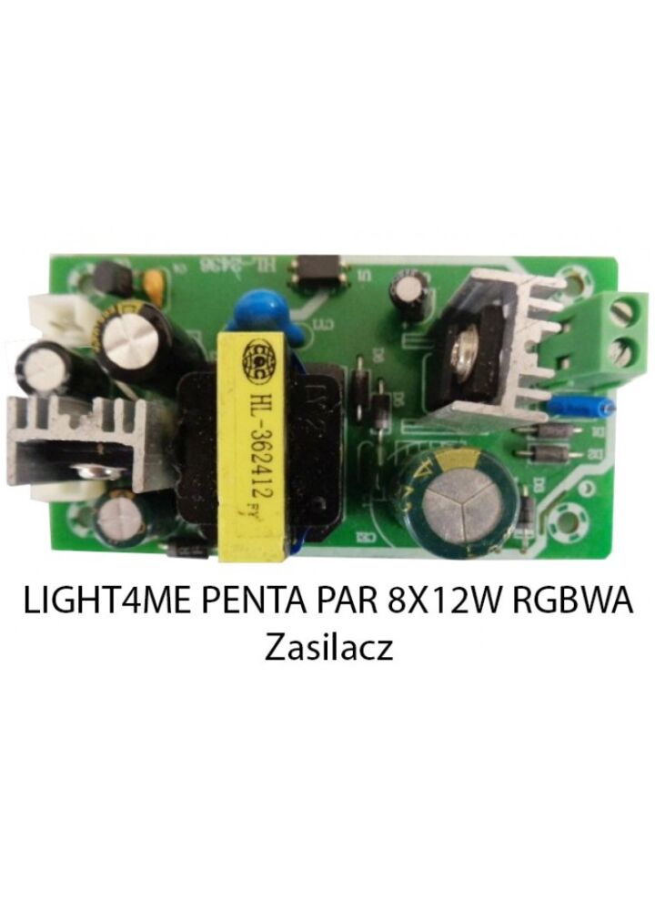 Z. LIGHT4ME PENTA PAR 8x12W RGBWA ZASILACZ