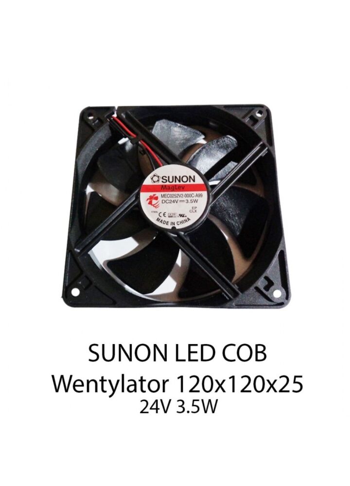 Z. SUNON LED COB WENTYLATOR 120X120X25 24V 3,5W