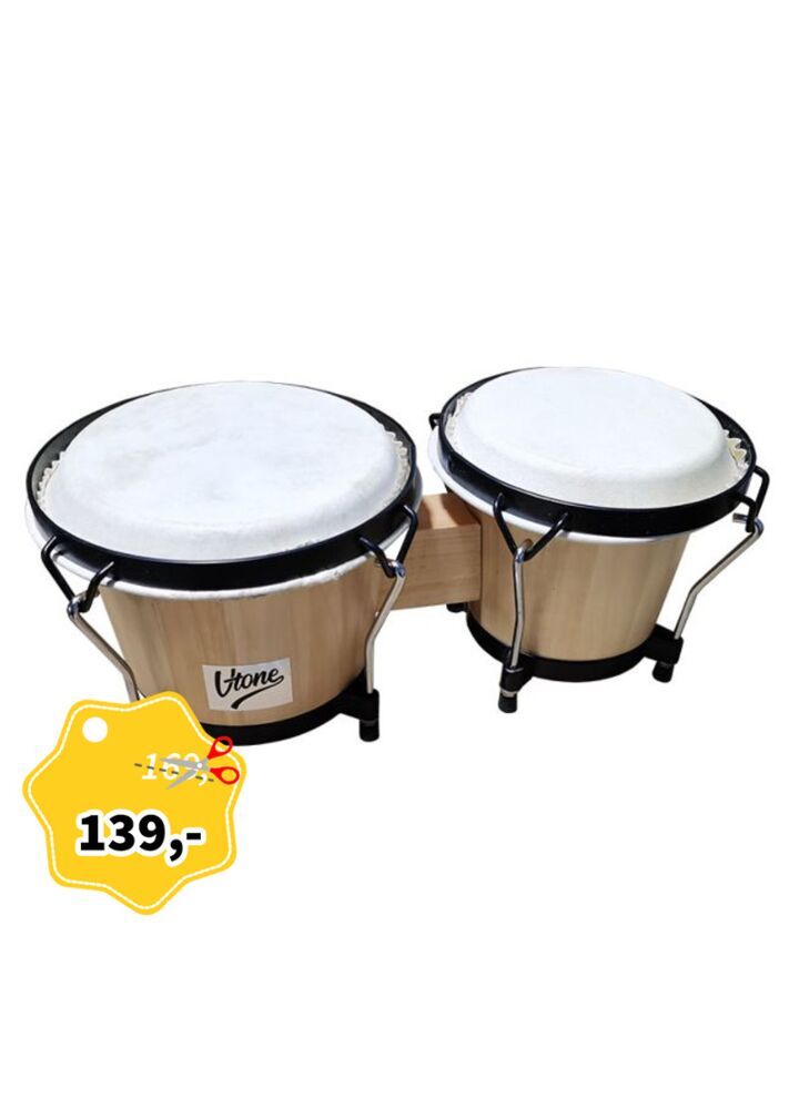 V-TONE BONGOS SET 67 bongosy drewno bębenki para