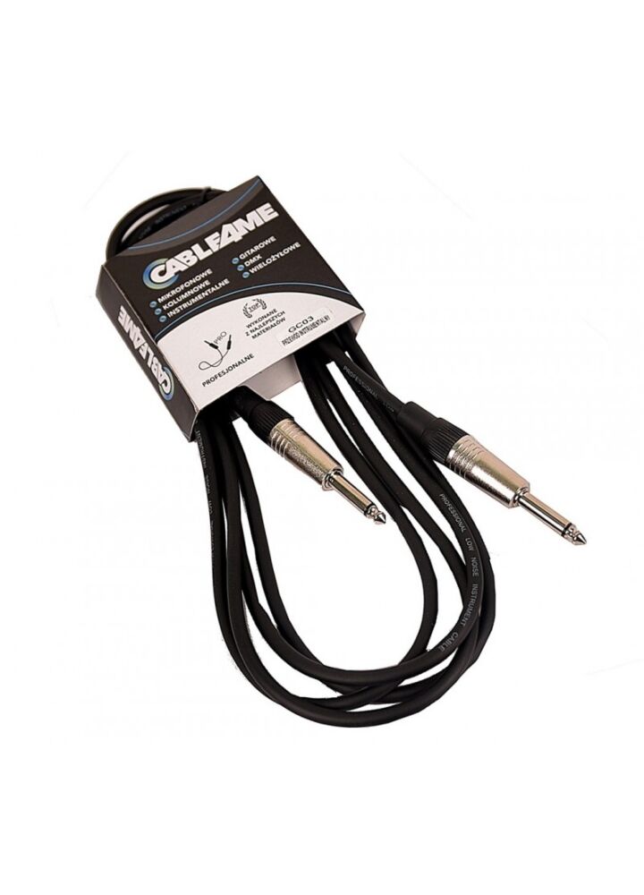 CABLE4ME przewód jack - jack instrumentalny 5m