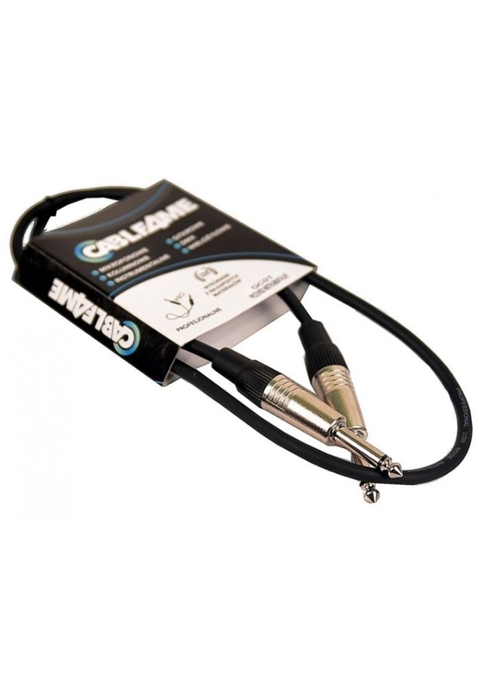 CABLE4ME przewód jack - jack instrumentalny 1m