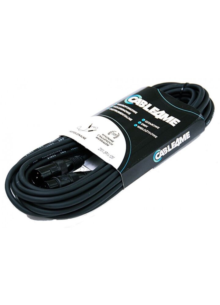 CABLE4ME przewód kabel DMX 3Pin 10m do świateł