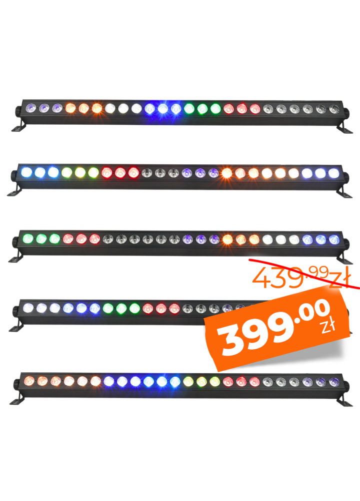 LIGHT4ME DECO BAR RGBWA-UV listwa oświetleniowa belka LED oświetlenie sceniczne