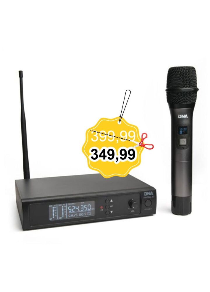 DNA VM - VOCAL SET mikrofon bezprzewodowy doręczny