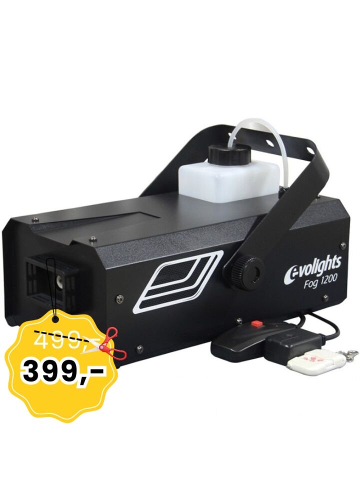 EVOLIGHTS FOG 1200 wytwornica dymu mgły + pilot