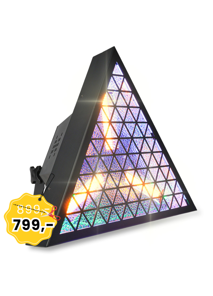 EVOLIGHTS LUMEN TRI oświetlenie sceniczne retro vintage reflektor ciepła biel WW + RGB