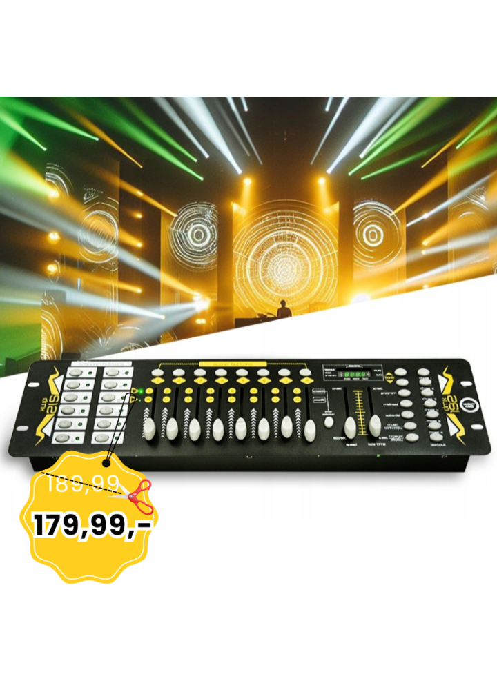 LIGHT4ME DMX 192 MKII suwakowy sterownik DMX