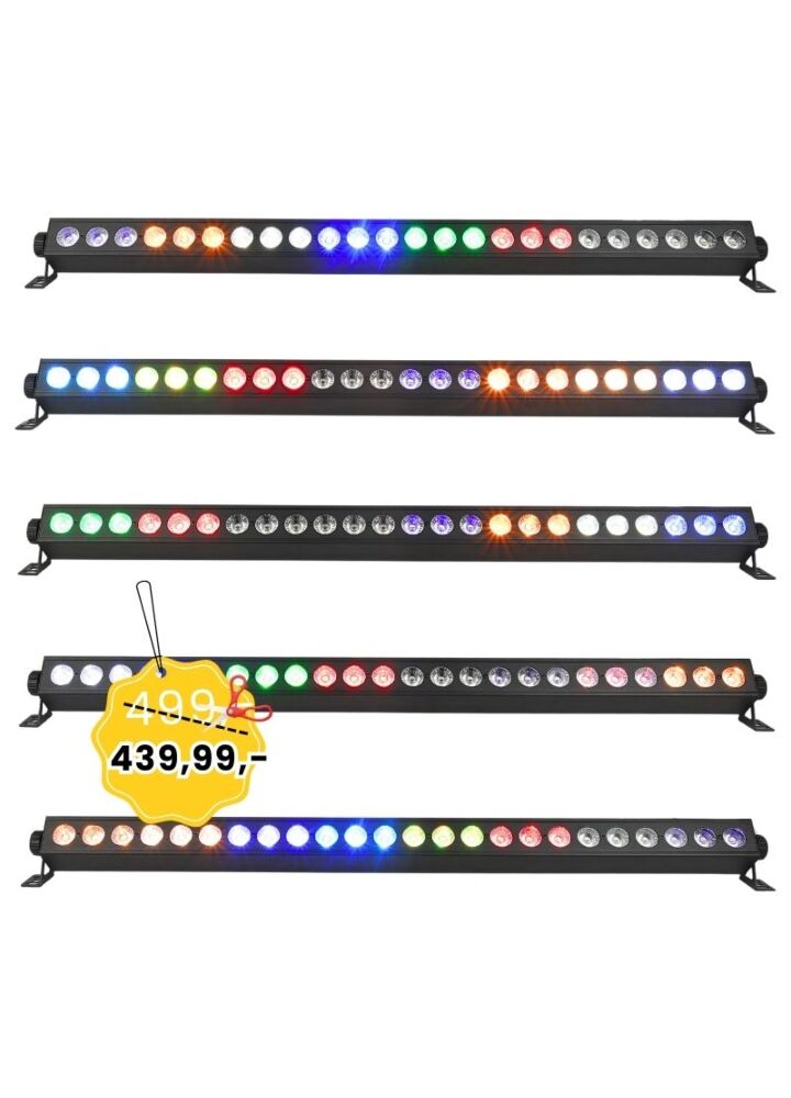 LIGHT4ME DECO BAR RGBWA-UV listwa oświetleniowa belka LED oświetlenie sceniczne