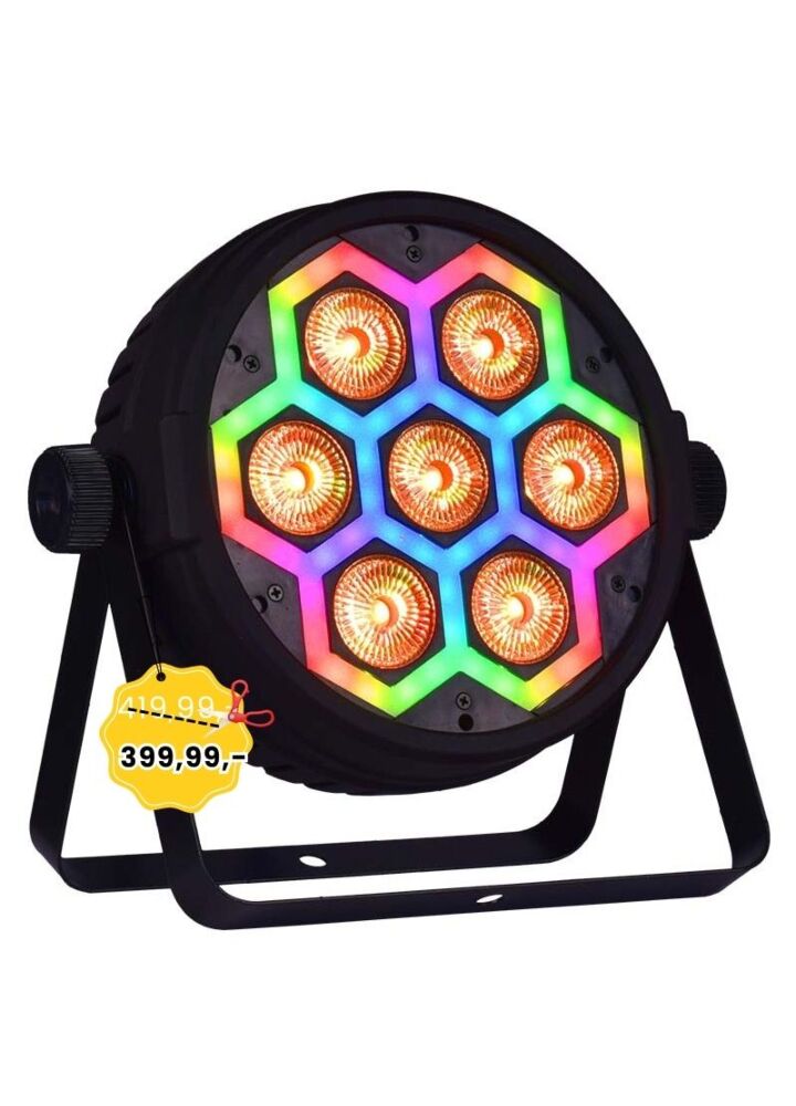 LIGHT4ME FRAME PAR 7x12 LED RGBW reflektor efekt