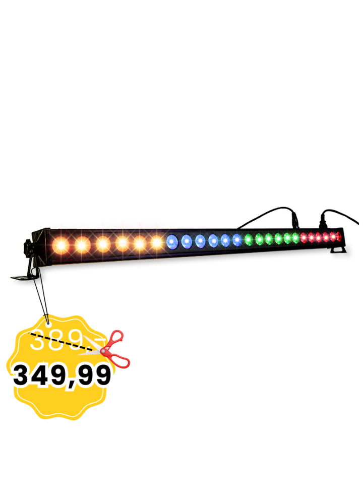 LIGHT4ME DECO BAR 24 RGBA listwa oświetleniowa belka LED oświetlenie sceniczne
