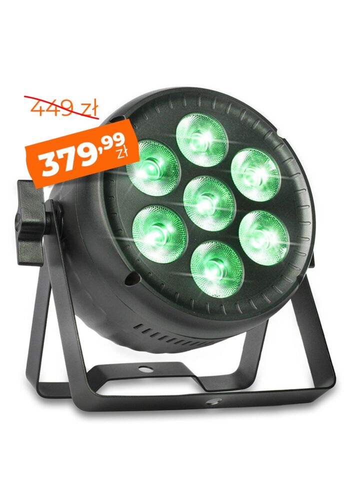LIGHT4ME VENOM PAR 7X30W reflektor LED RGBW dekoracja światłem