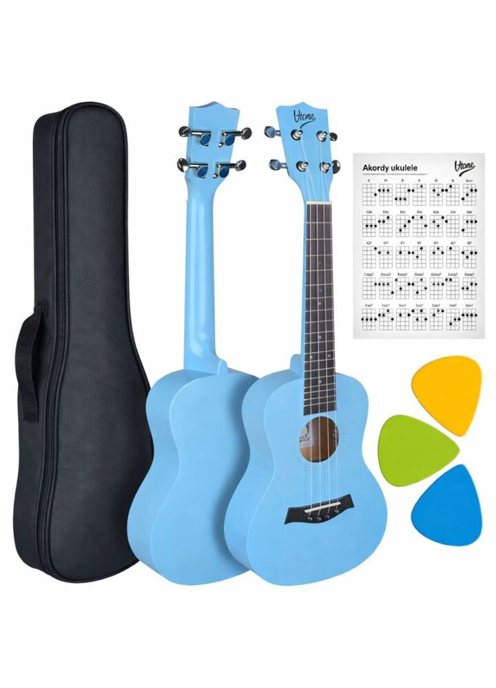 V-TONE UK23 BL ukulele koncertowe akustyczne 23" niebieskie + pokrowiec