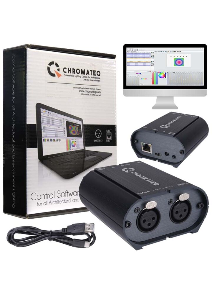 CHROMATEQ CLUB 1024 sterownik DMX + oprogramowanie