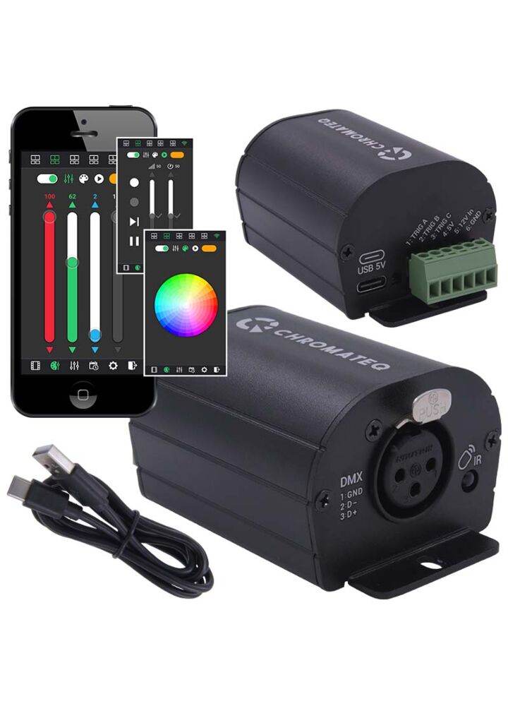 CHROMATEQ CLUB 128 sterownik DMX interfejs