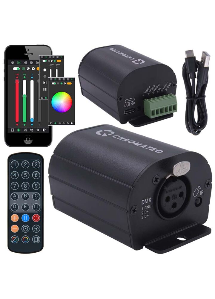 CHROMATEQ CLUB 512 sterownik DMX interfejs + pilot