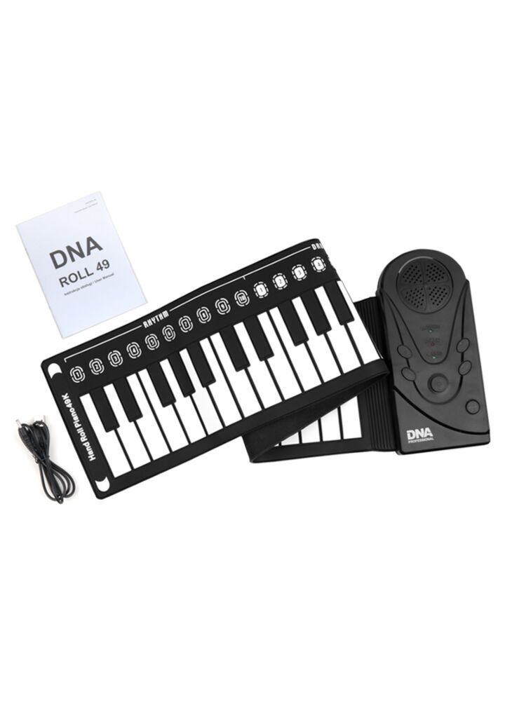 DNA ROLL 49 keyboard zwijany gumowy przenośny klawisze organy