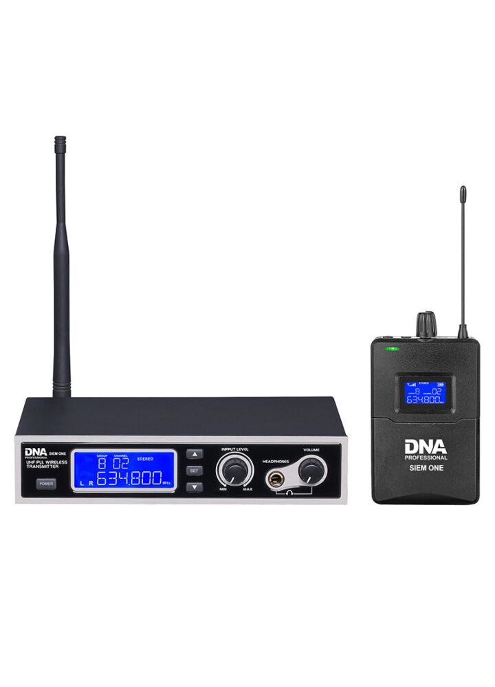DNA SIEM ONE professional in-ear wireless stereo audio monitoring system