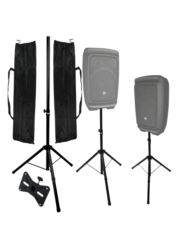 DNA BOX2 SET BAG stojak tripod statyw kolumnowy żelazny czarny podstawa kolumnowa pin zabezpieczający pokrowiec zestaw 2 szt.