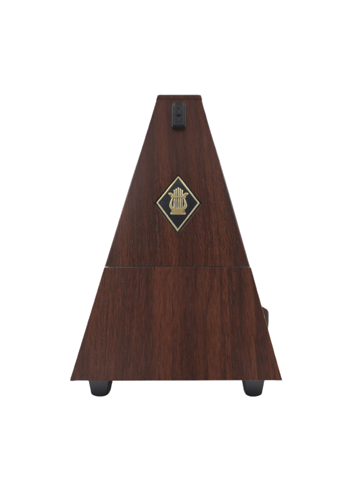 DNA MET1 metronom mechaniczny nakręcany piramidka dzwonek kolor naturalnego drewna 40-208 BPM