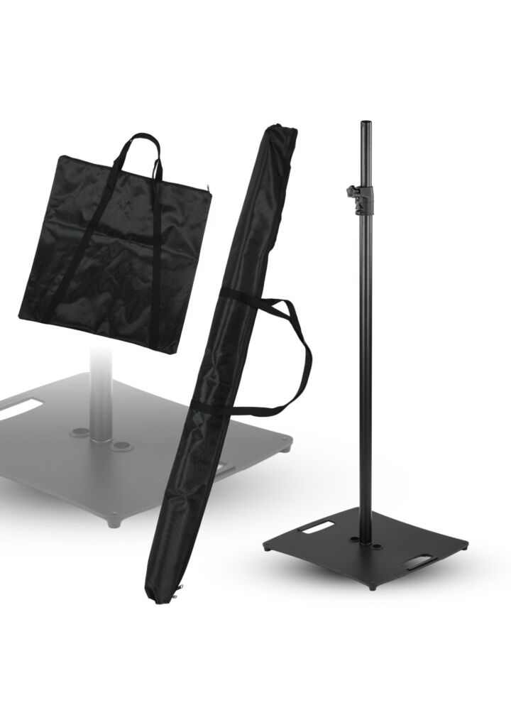 DNA S-POLE statyw kolumnowy oświetleniowy stojak kwadratowa podstawa regulowany 150-240 cm do 70 kg 